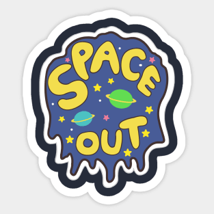 Space Out Sticker